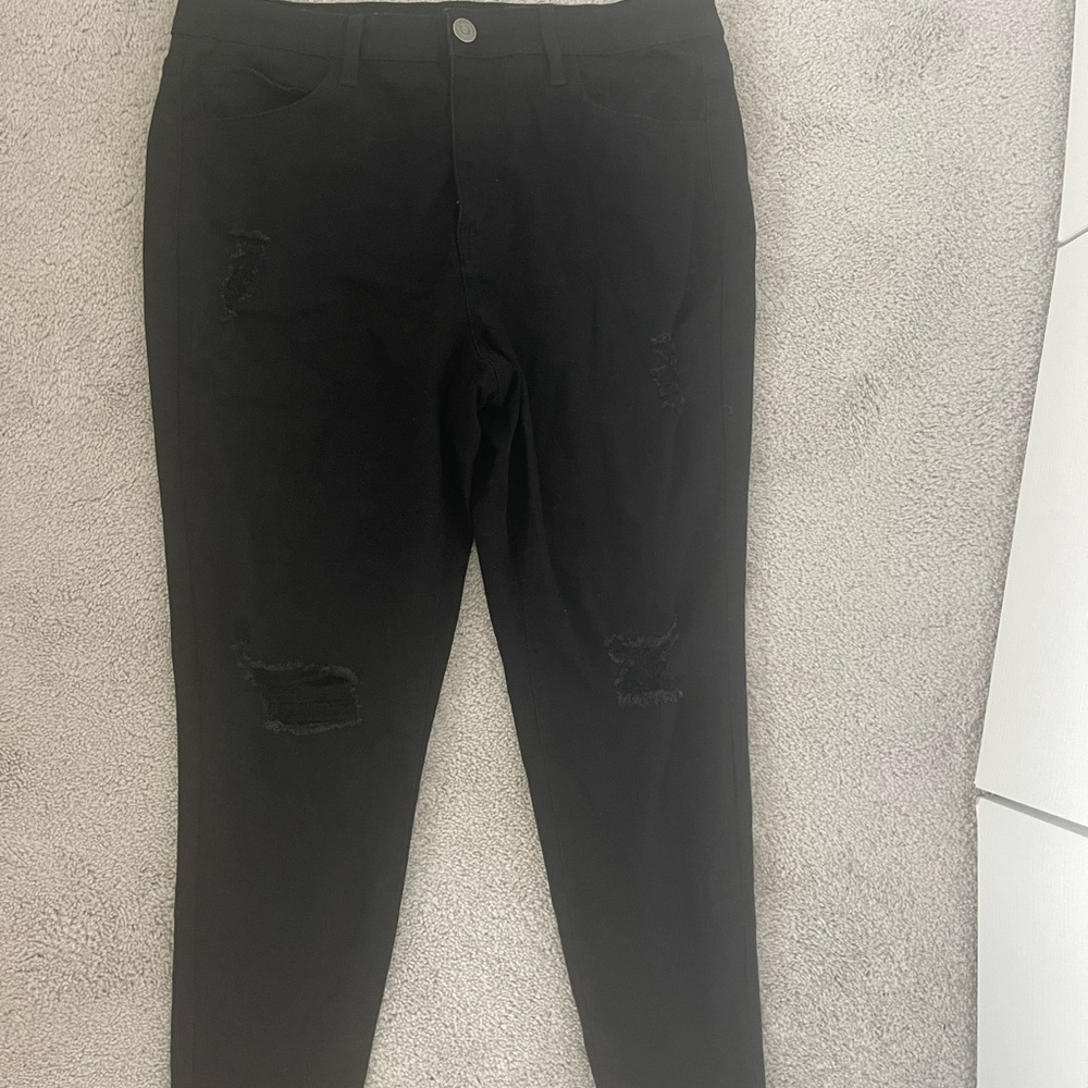 Brand New Black Ripped Jeans